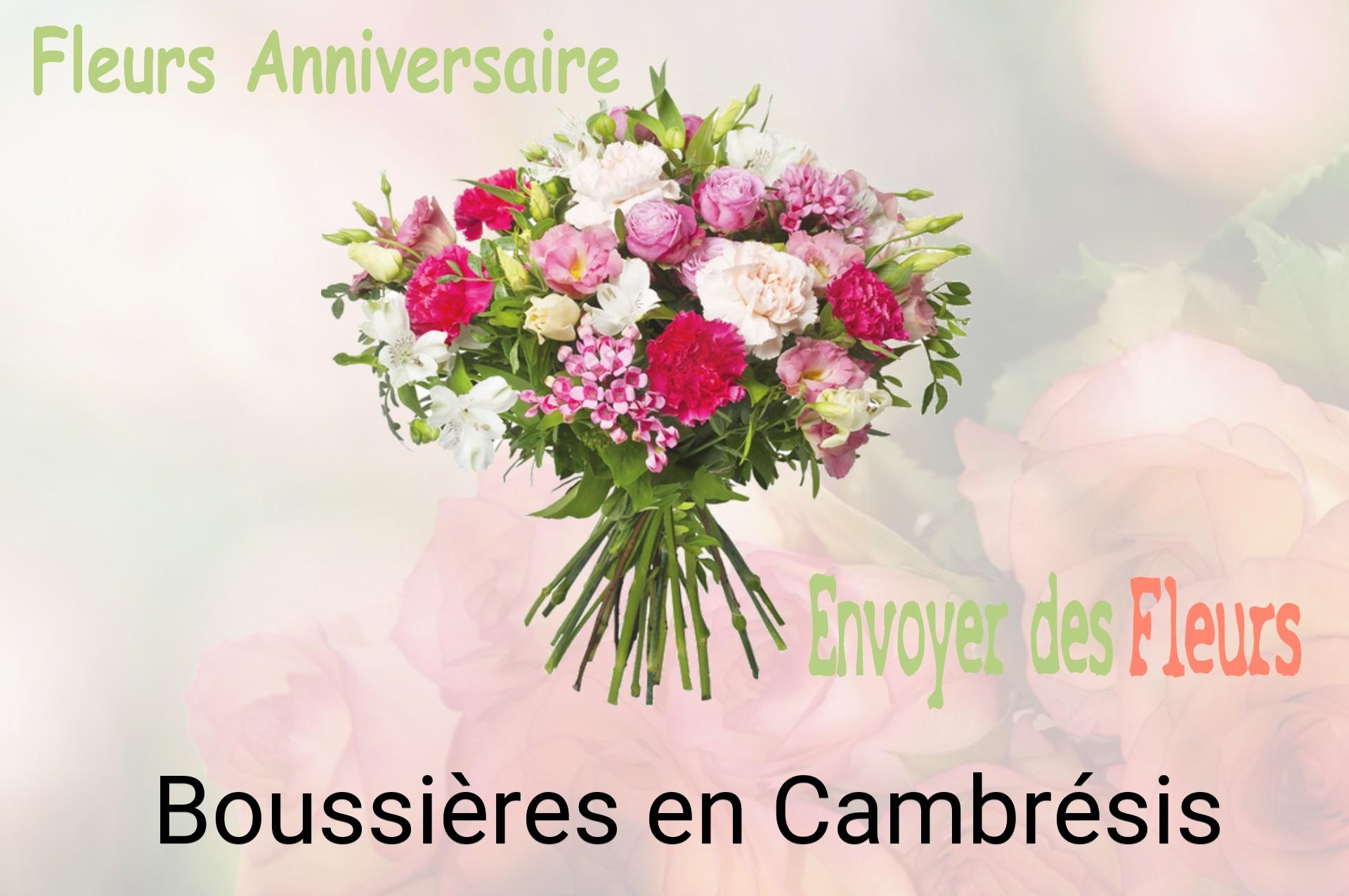 Bouquet de fleurs d’anniversaire livré à Boussières-en-Cambrésis