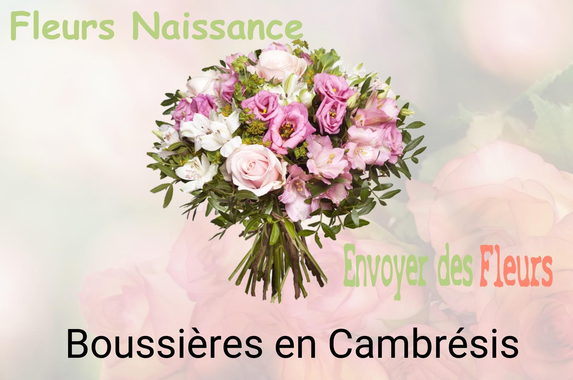 Bouquet de fleurs de naissance livré à Boussières-en-Cambrésis